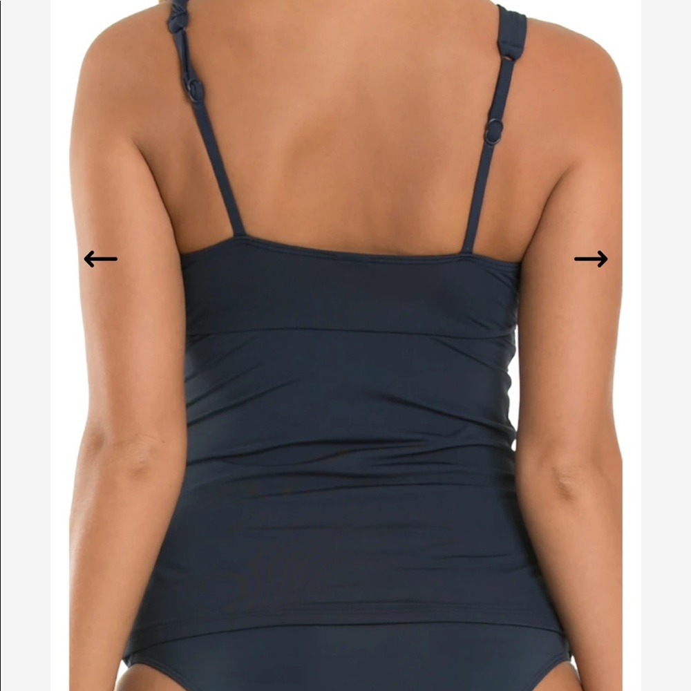 Jets Ink Colour Tankini Top - Picture 2 of 4